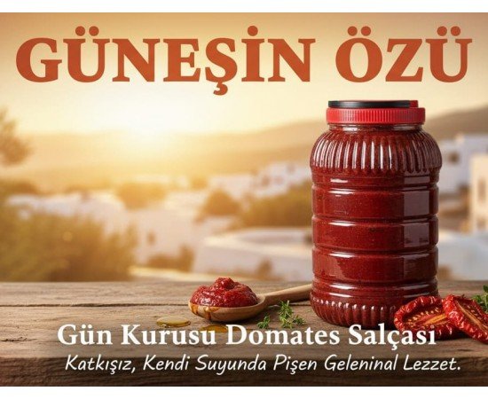 Gün Kurusu 4 Kg Domates Salçası Gün Kurusu 4 Kg Domates Salçası